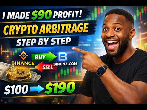 How I Turned $100 Into $190 Using Crypto Arbitrage on Binance + Binunz.com Step by Step