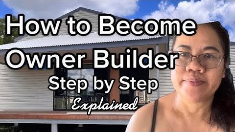 Permits and the Course| Owner Builder Guide| Queensland Australia