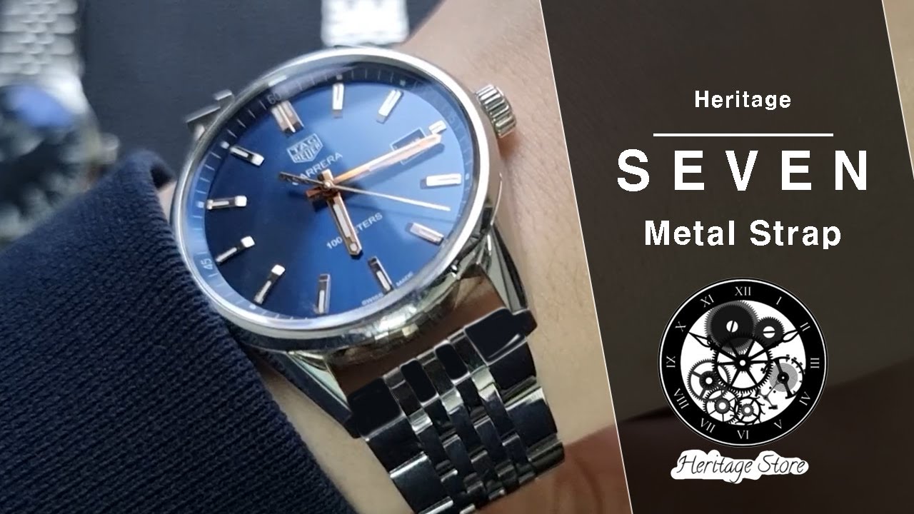 Heritage 7구 메탈 스트랩 브레이슬릿 시계줄 Review Omega Tag Galaxy
