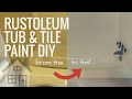 TUTORIAL: Rustoleum Tub & Tile Paint | Painting our tub DIY