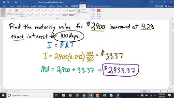 17 Simple interest with months and days