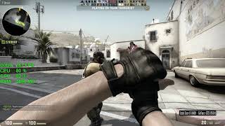GeForce GTX 1050 ti -- Intel Core i5-8400 -- Counter Strike Global Offensive CSGO Online FPS Test
