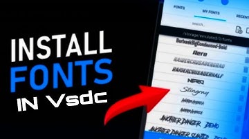How To Add A New Text Fonts In Vsdc Video Editor 2022 | Download New Fonts 2022