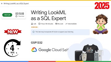 Writing LookML as a SQL Expert | GSP1332