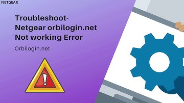 Orbilogin.net not working or orbilogin.com error