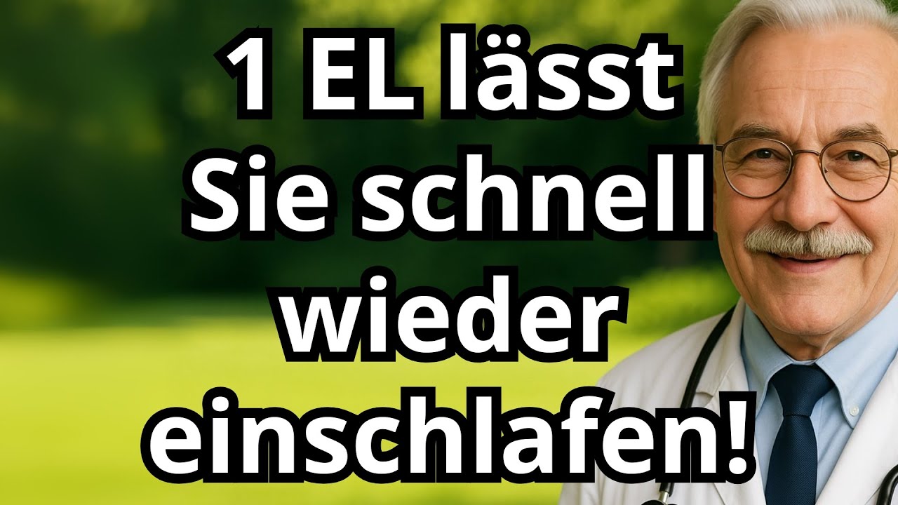 Schlaflos? 1 EL senkt Cortisol sofort – so schlafen Sie schnell wieder ein