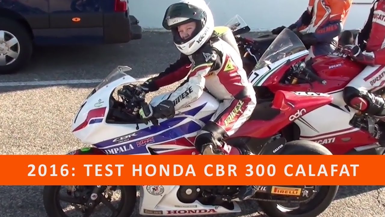 TESTING HONDA CBR 300 IN CALAFAT SPAIN 2016 | FLORIAN WEISS RACEFLO
