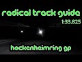 iRacing Track Guide Hockenheimring GP | Radical SR8 | 1:33.825