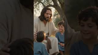 Jesus Teaching Good Values to Children 🕊️#JesusChrist #BibleStoriesForKids #JesusTeachingChildren