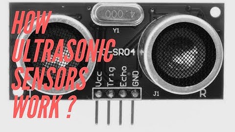 How ultrasonic sensors work | How do automatic doors work | Obstacle avoidance