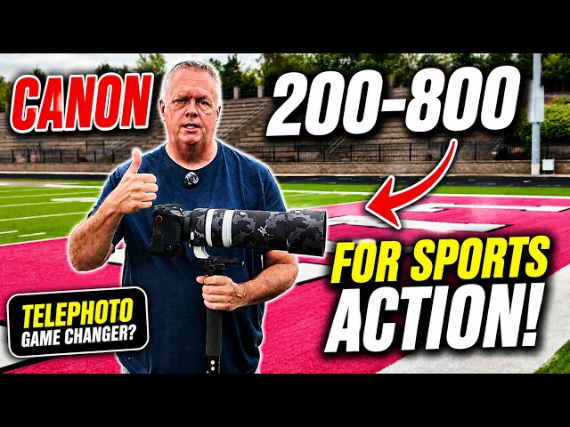 Canon 200-800 for SPORTSin good light!! - YouTube