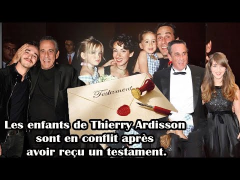 🔆 Les enfants de Thierry Ardisson sont en conflit après avoir reçu un  testament.