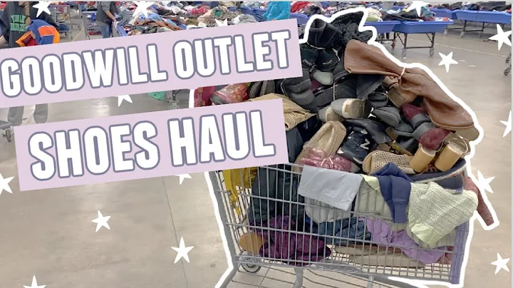 $1.25 Shoes From The Goodwill Outlet - Huge Bins Haul To Resell On Poshmark