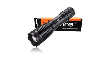 CREE E17 Xm-l T6 2000 Lumens Torch Zoomable CREE LED Flashlight