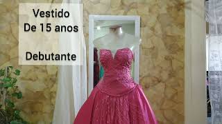 Vestido pink de 15 anos - Debutante by estilista Telma Maria @TelmaModaFesta