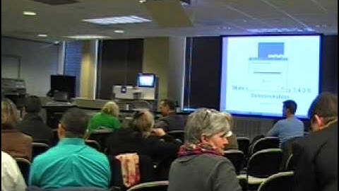 ES&S voting equipment demonstration - Camera 1