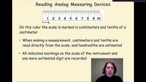 Regents Chemistry Mathematics of Chemistry 1 Part 1 Overview of Measurement