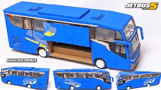 HOW TO MAKE A JB5 BUS FROM CARDBOARD