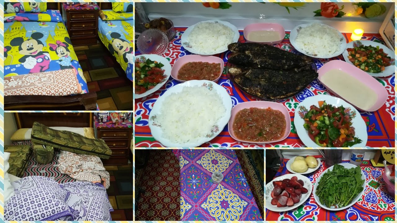 روتيني في رمضان 🌙من الصبح لحد بعد الفطار / وهجهز معاكم الفطار  مشجع جدا