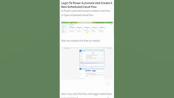 How To Create A Scheduled Flow In Power Automate.