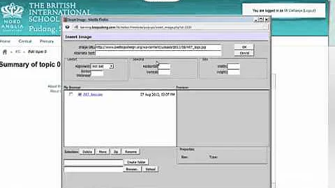 Moodle: Adding a picture to your course