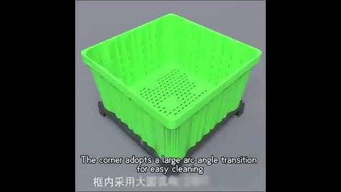 Self lock Stackable and Nestable Pallet Container