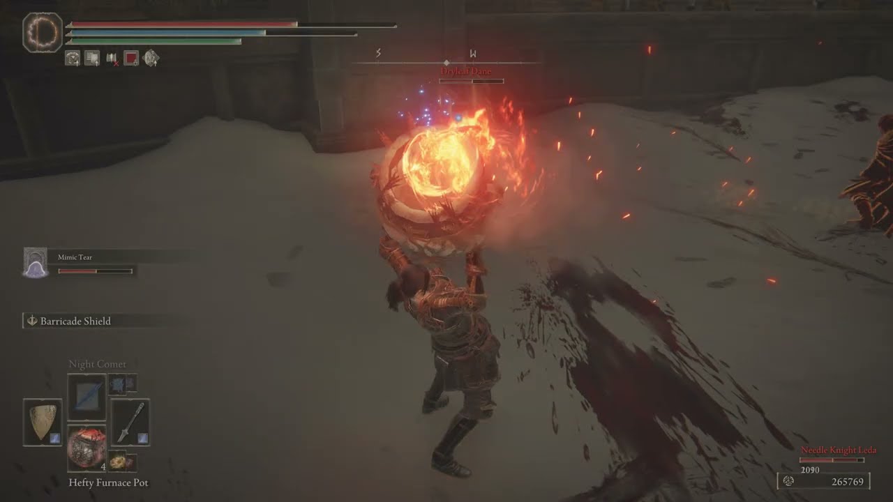 Elden Ring DLC : Needle Knight Leda Boss Fight (4K)