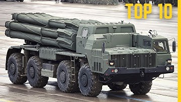 TOP 10 Most Advanced Multiple Launch Rocket Systems - TOP 10 Best MLRS in The World