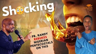 Shocking! Pr. Randy Skeete REBUKES Nigerian PENTECOSTALS on SPEAKING IN TONGUES!