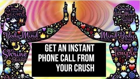GET AN INSTANT PHONE CALL FROM YOUR CRUSH, EX, RELATIVES, GF, BF   MIRACLE FREQUENCY