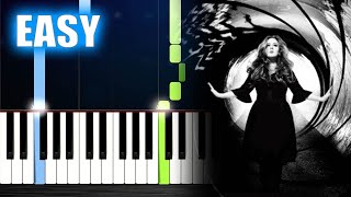 Adele - Skyfall - EASY Piano Tutorial