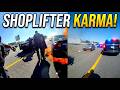 CAR ON FIRE! Zero IQ Drivers vs. State Troopers!