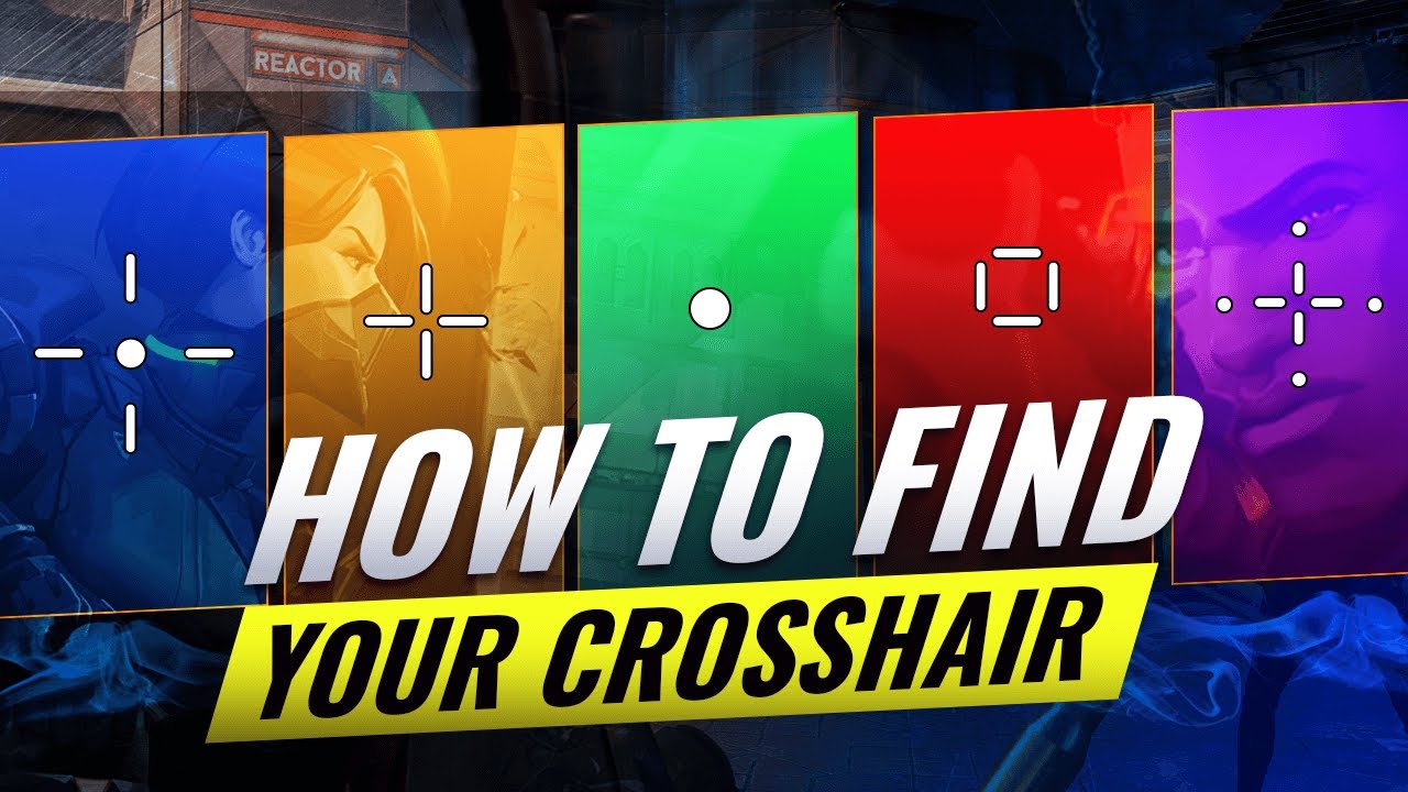 How To Choose Your PERFECT CROSSHAIR - Valorant