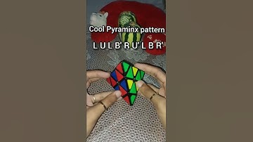 Cool Pyraminx pattern #rubikscube #pyraminx #pattern #viral #shorts