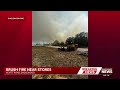 Crews battle brush fire near Kevitt Boulevard in Charlotte County