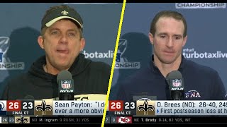 Saints Coach Sean Payton HOLDS BACK TEARS after blown call in Saints loss!! Postgame