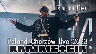 Rammstein - Rammlied live 2023 Poland Chorzów