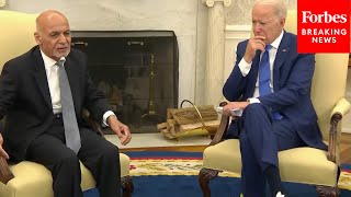 President Biden Welcomes Afghan President Ashraf Ghani To The White House