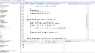 Reverse Using collections