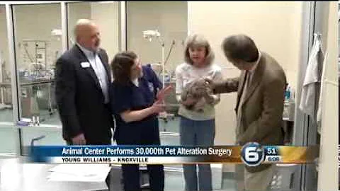 30,000th spay celebrated at Young-Williams, WATE r...