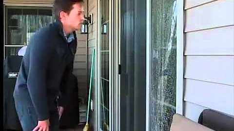 Glass doors suddenly shatter