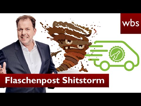 Flaschenpost mahnt Mini-Verspätung ab – das Netz tobt! | Anwalt Christian Solmecke