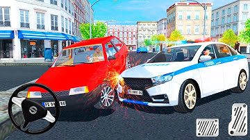 Traffic Racer Escape the Cops - Gameplay Walkthrough All Levels 3-10 - New Car (iOS, Android)
