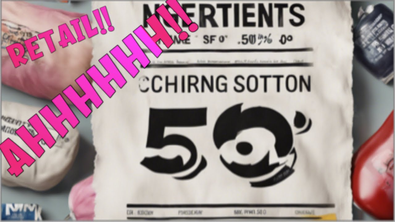 Retail, a 50/50 Blend of Cotton and Cringe