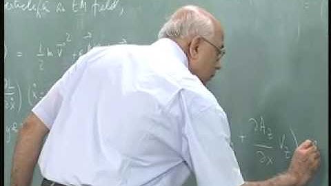 Mod-01 Lec-09 Charged particle in an electromagnetic fi