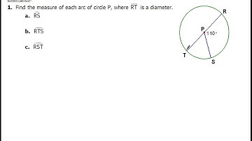 10-2 and 10-4 Finding Arc Measures and Inscribed Angles