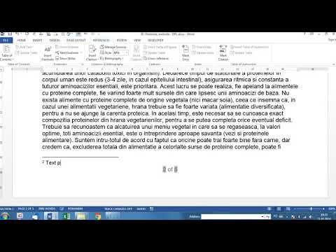 Microsoft Office Word. 27 Footnote, endnote nota de subsol, final
