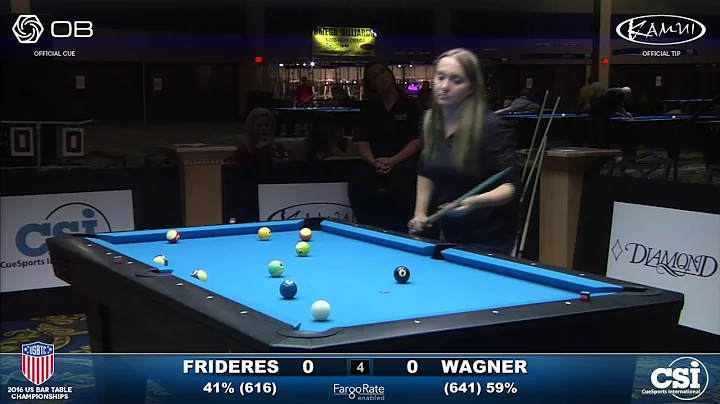 USBTC 8-Ball: Jessica Frideres vs Rebecca Wagner
