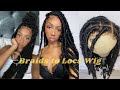 Butterfly Locs Tutorial | Wig Transformation #butterflylocs #distressedlocs