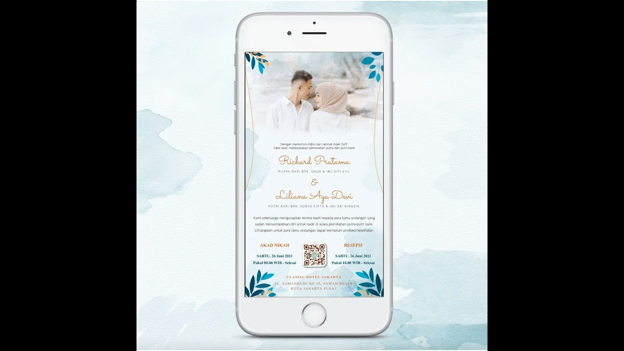 (KODE TMS-08) UNDANGAN DIGITAL PERNIKAHAN VIDEO PREMIUM DENGAN DESIGN ELEGAN & MODERN